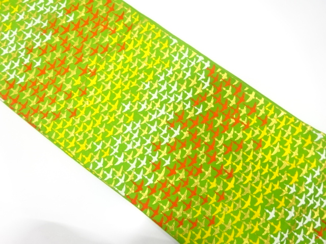 JAPANESE OBI FOR KIDS / WOVEN CRANES